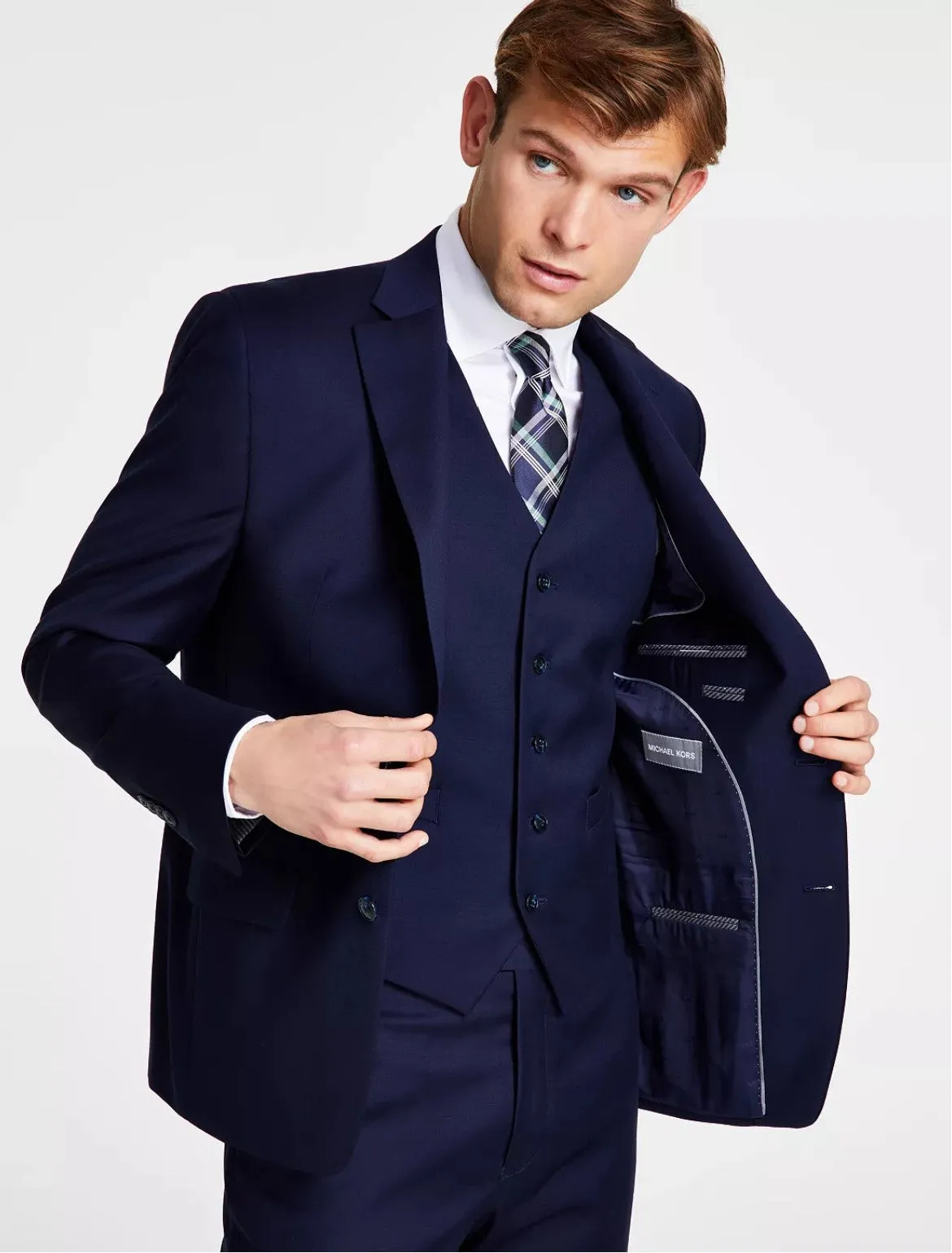 Michael Kors Navy Suit w/Optional Vest