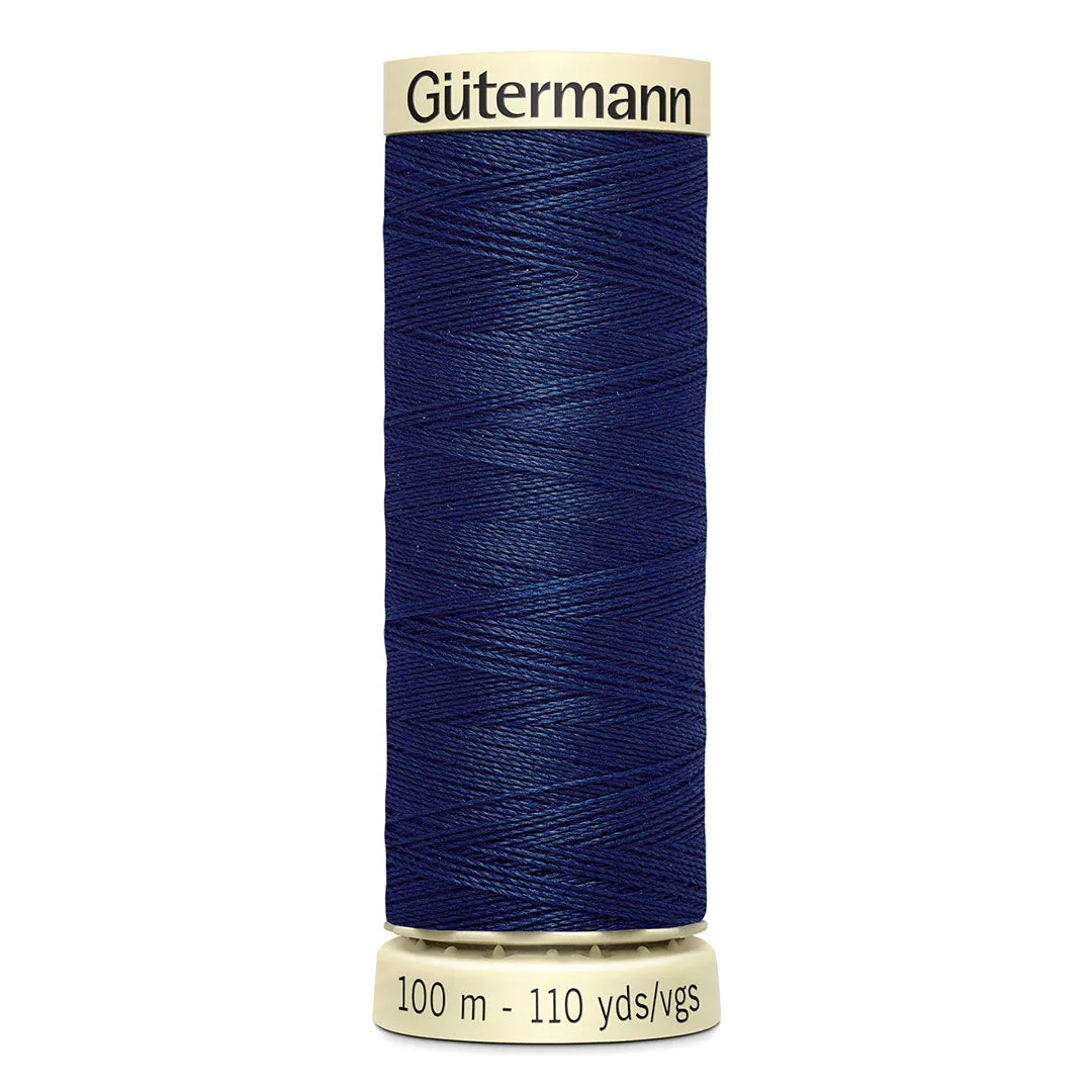 Motiv Denim Blue Wool Crepe