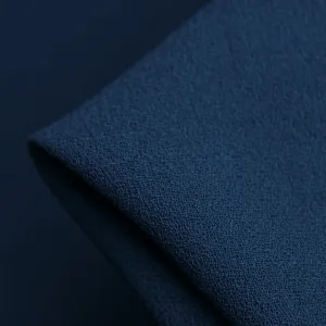 Motiv Denim Blue Wool Crepe