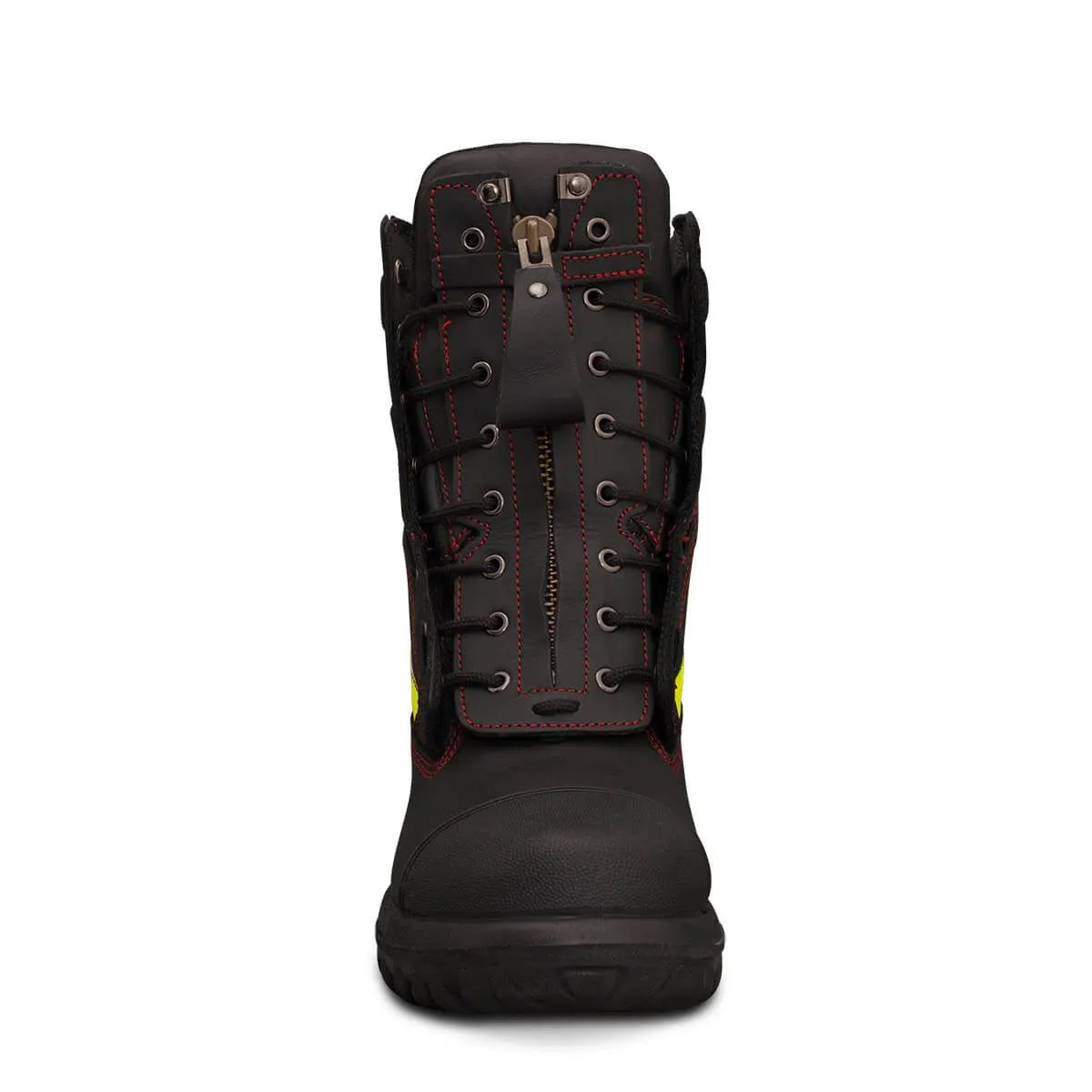 Oliver 66 Series Black 230MM (9") Lace Up Structural Firefighter Boot 66-495