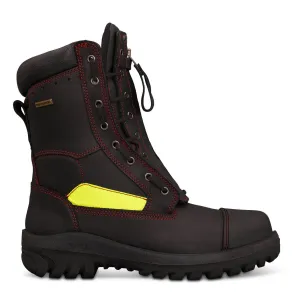 Oliver 66 Series Black 230MM (9") Lace Up Structural Firefighter Boot 66-495