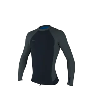 O'Neill Hyperfreak 1mm Neo-Skins L/S Top-Carbon/Gunmtl