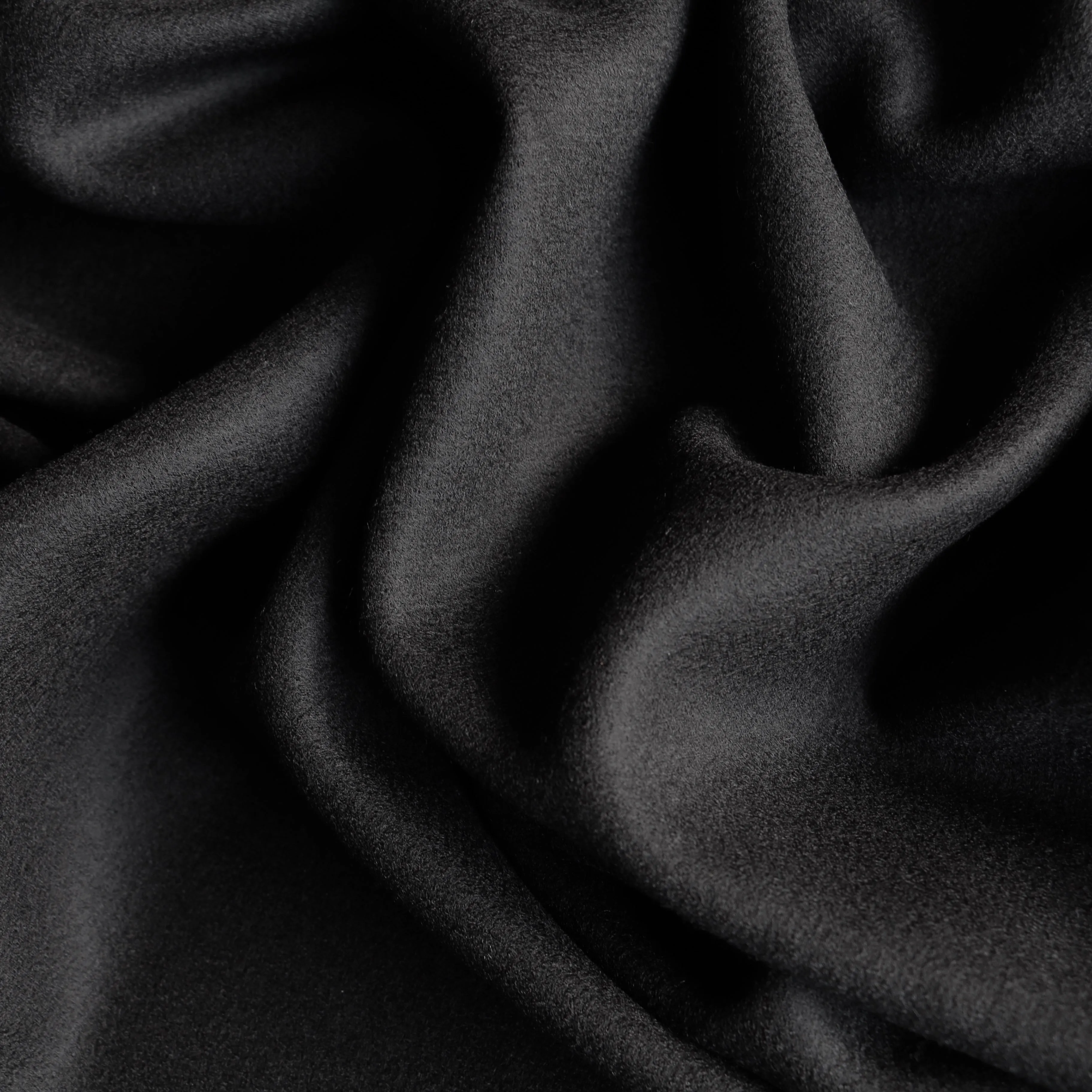 Oslo Black - Wool Double Knit