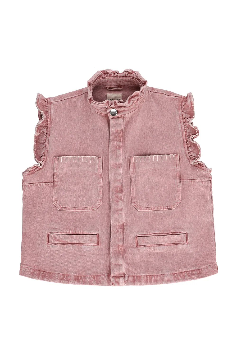 Pablo Vest in Dusty Rose