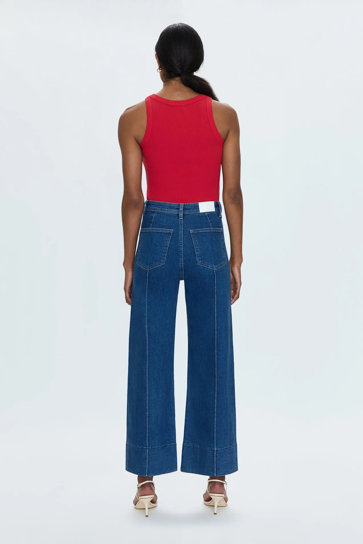 Penny High Rise Wide Jean - Country Club