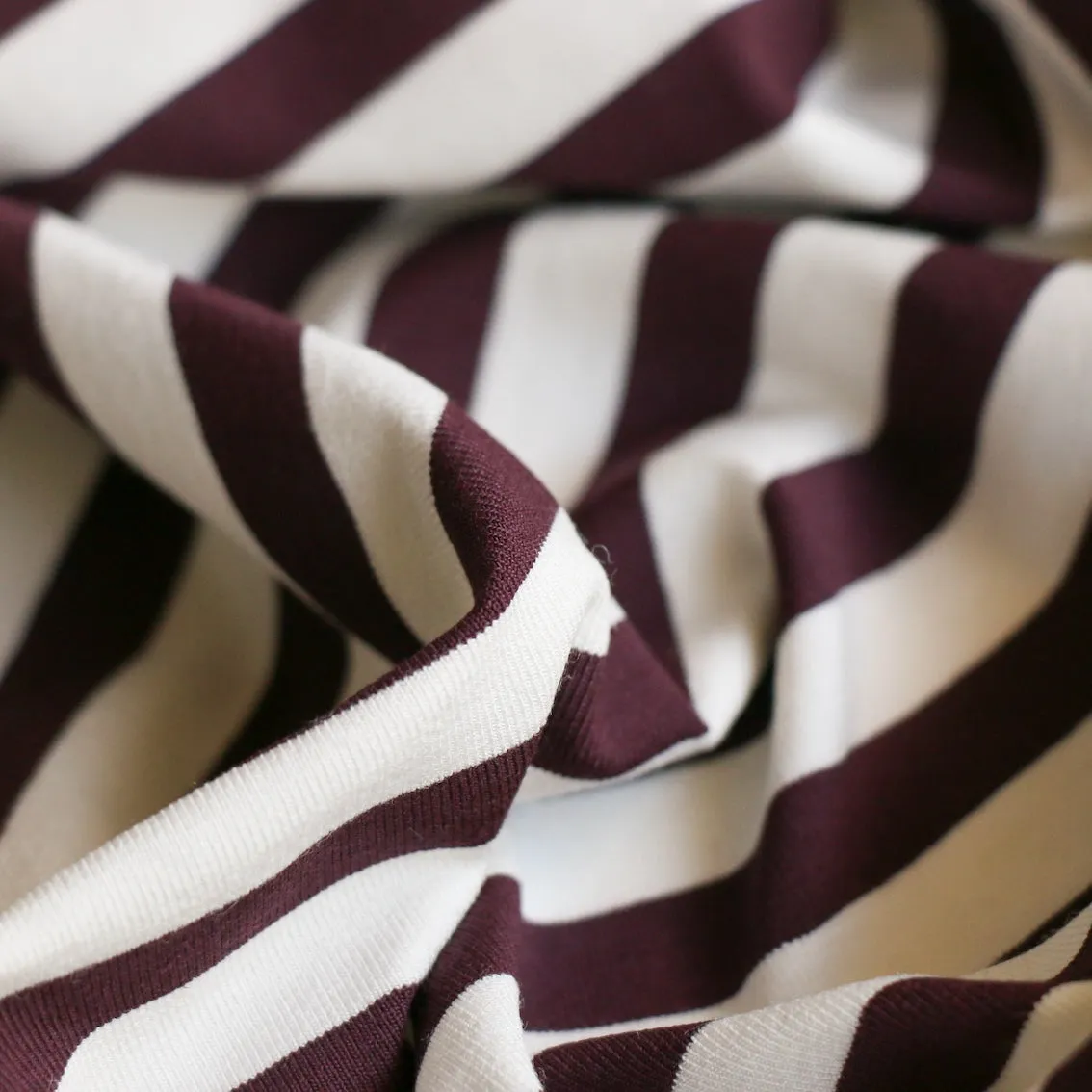 Plum Striped Jersey