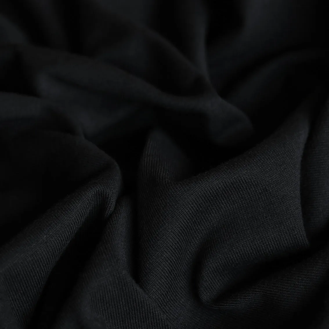 Prime Black - Organic Cotton Knit