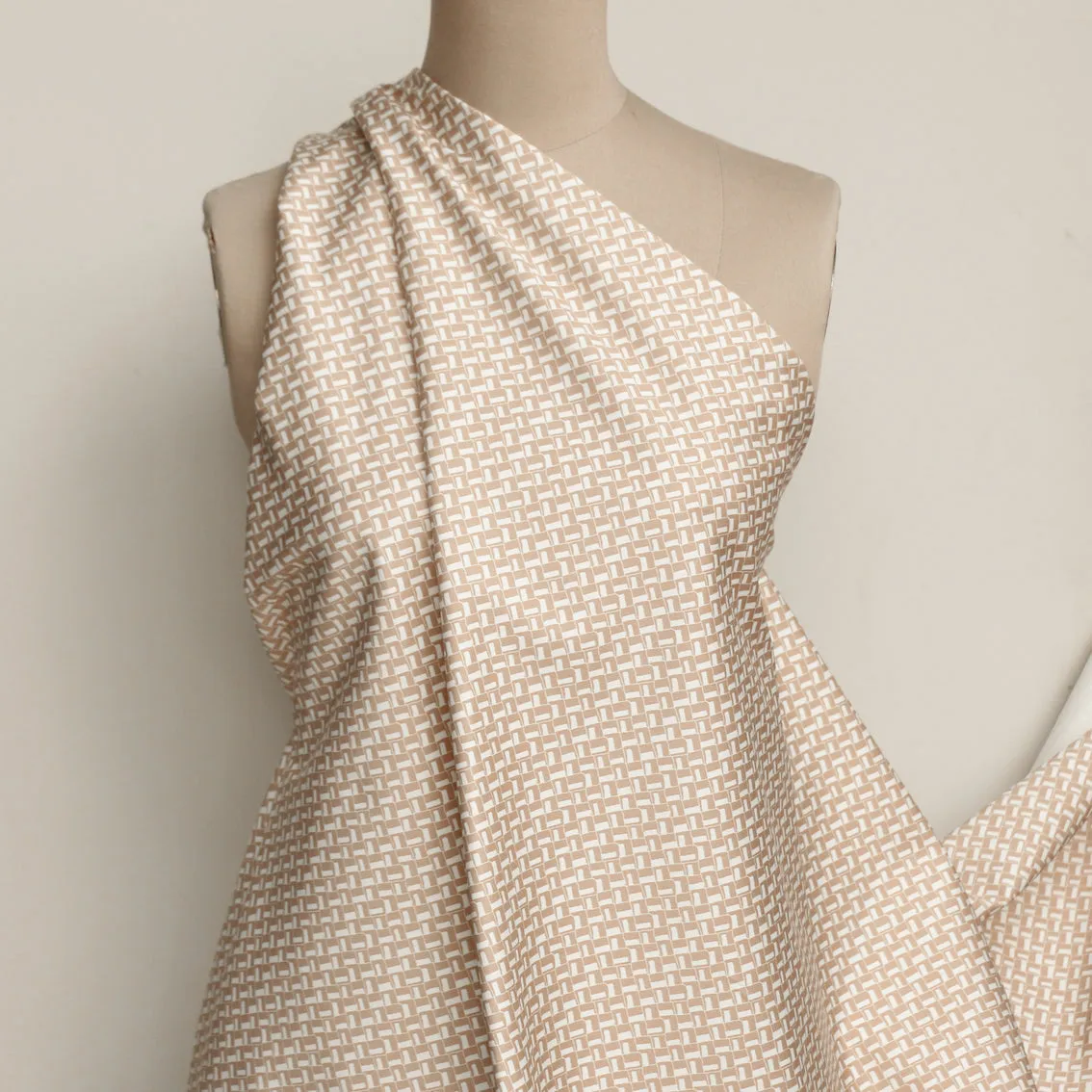 Quadri Stone Stretch Cotton