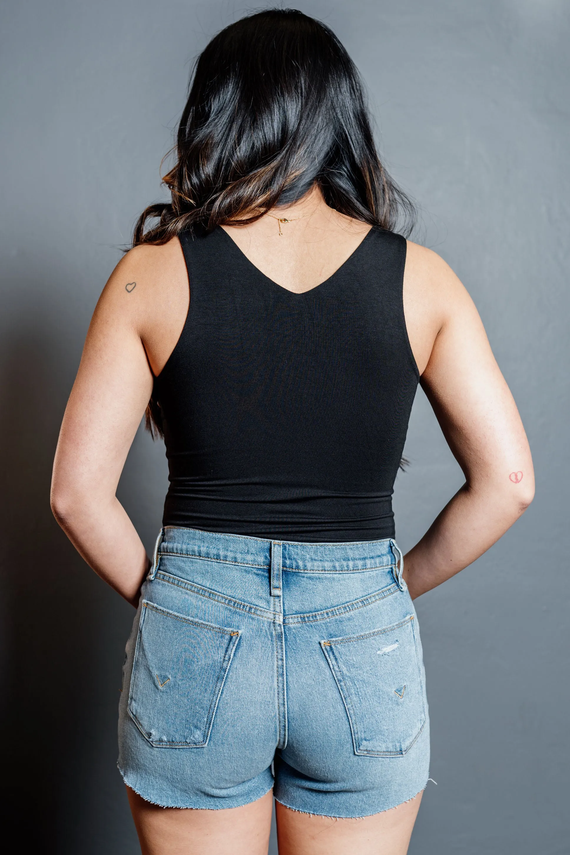 Relaxed Fit Raw Hem Gemma Cut-Offs