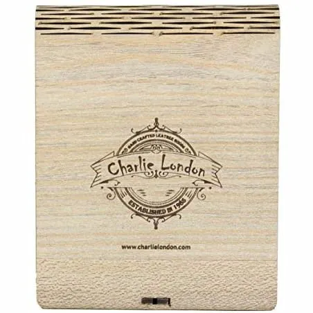 RFID Protected Slim Leather Card Holder Wallet for Men with Vintage Look