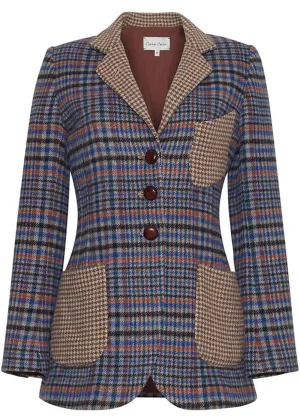 Ross Blazer (Blue Sugar Almond Wool Combo)