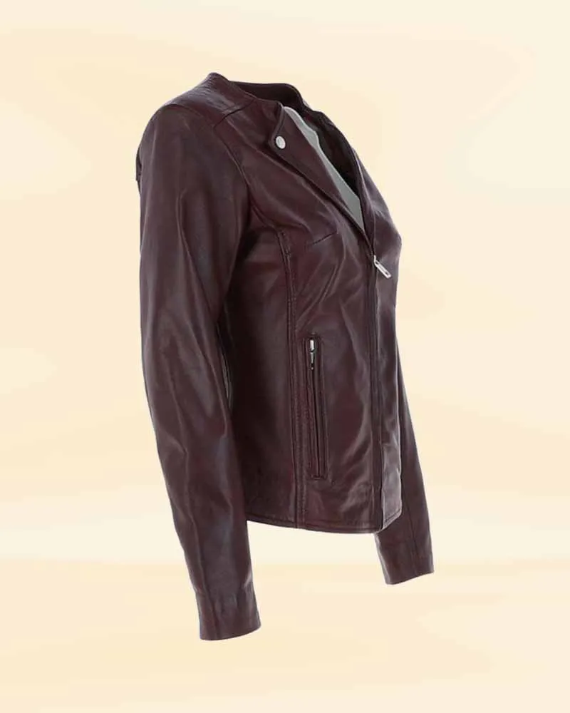 Ruby Roadster Rider's Rivet leather jacket