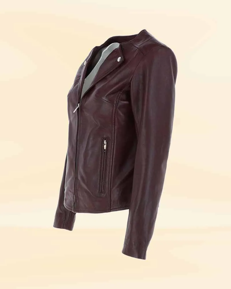 Ruby Roadster Rider's Rivet leather jacket
