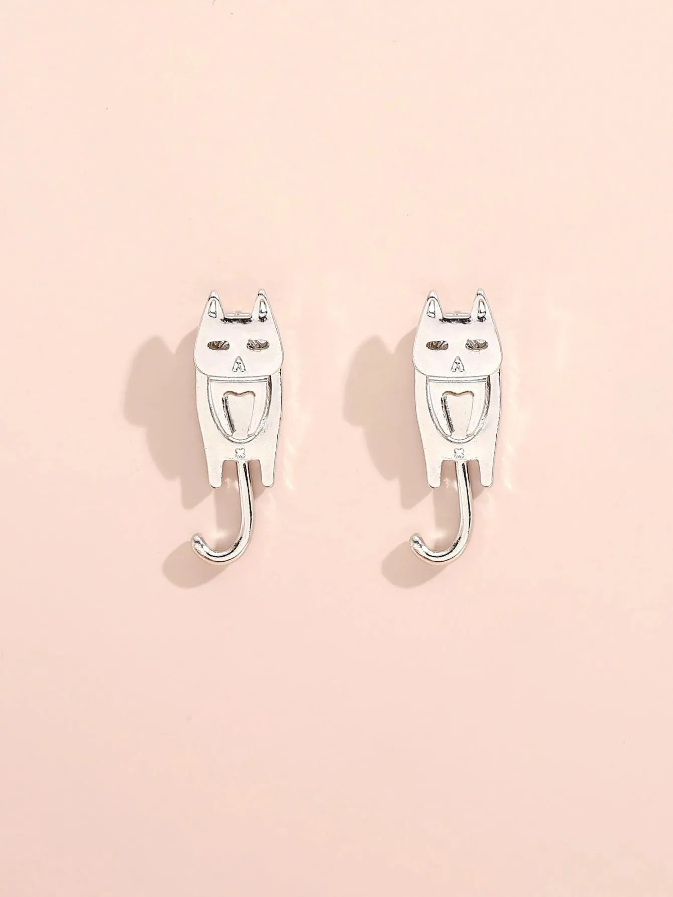 Shein Cat Design Earring Jackets