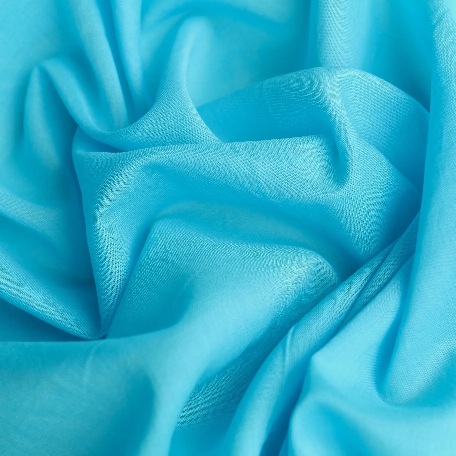 Sky Water Cotton Voile