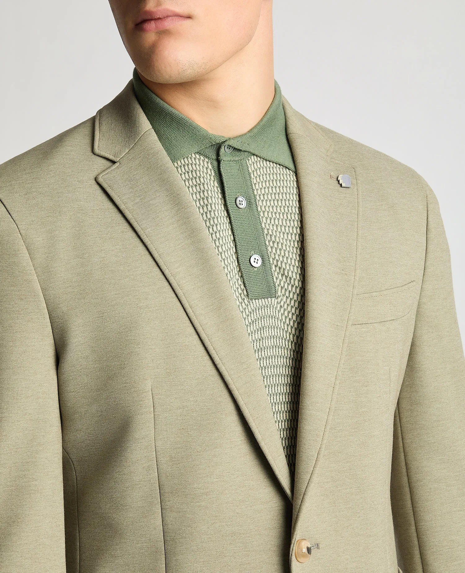 Slim Fit Jersey Stretch Jacket