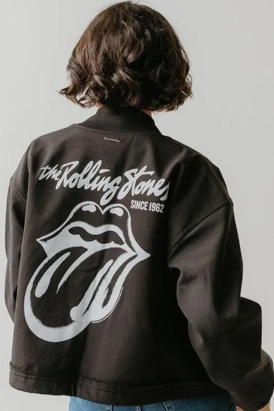 The Rolling Stones Varsity Jacket, Black