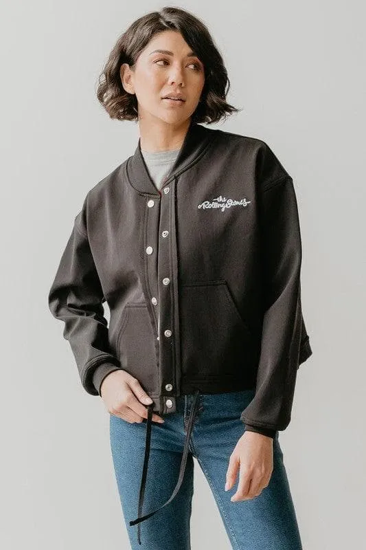 The Rolling Stones Varsity Jacket, Black