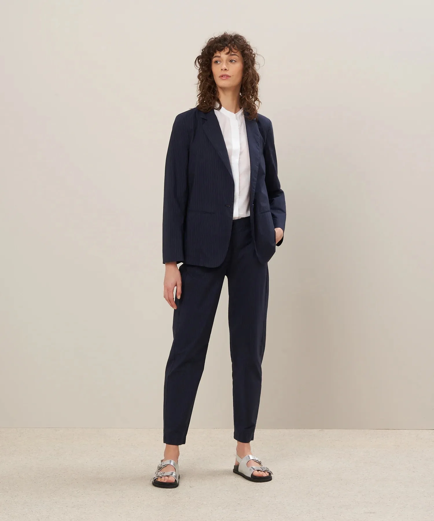 Virna Pinstripe Jacket