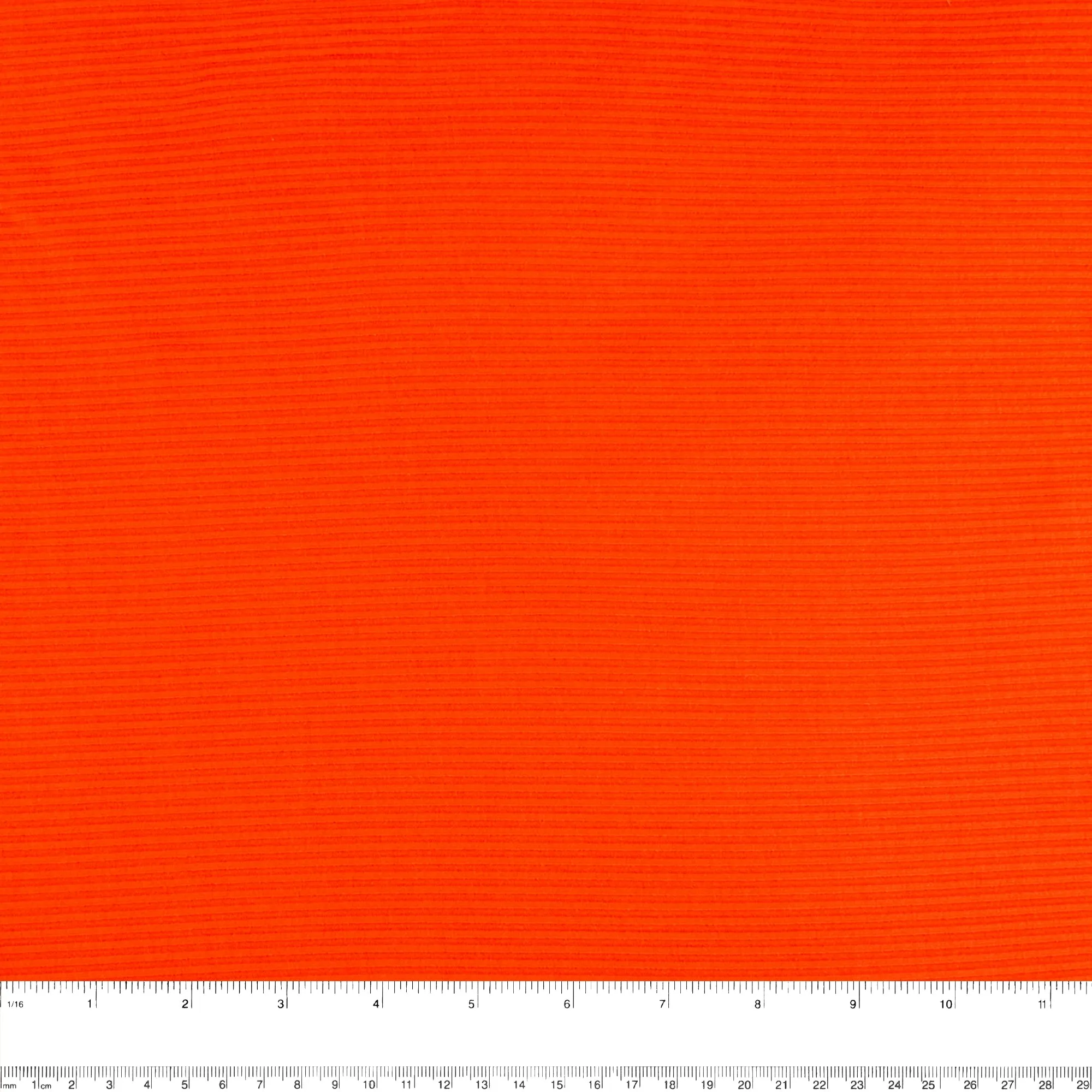 Viscose Rib Knit 4x2 - RUBY - Orange
