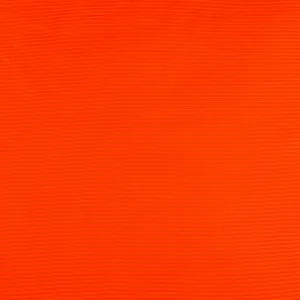 Viscose Rib Knit 4x2 - RUBY - Orange