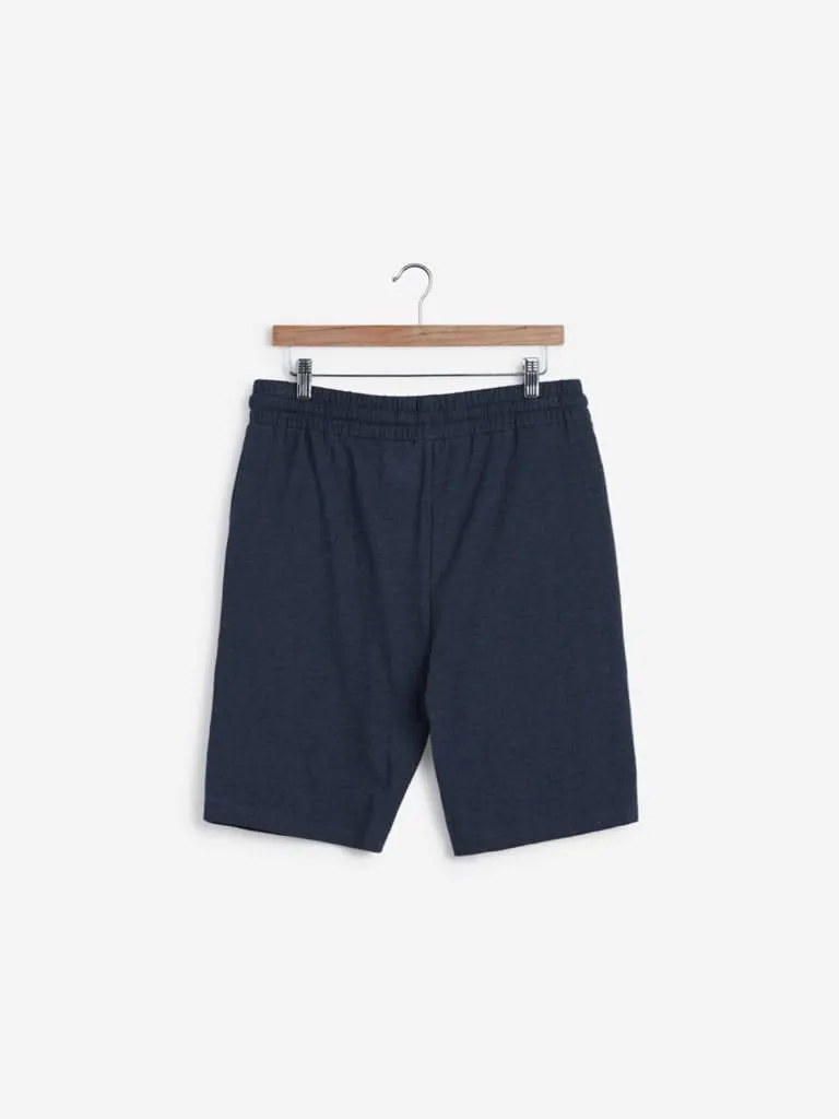 WES Lounge Navy Relaxed-Fit Shorts