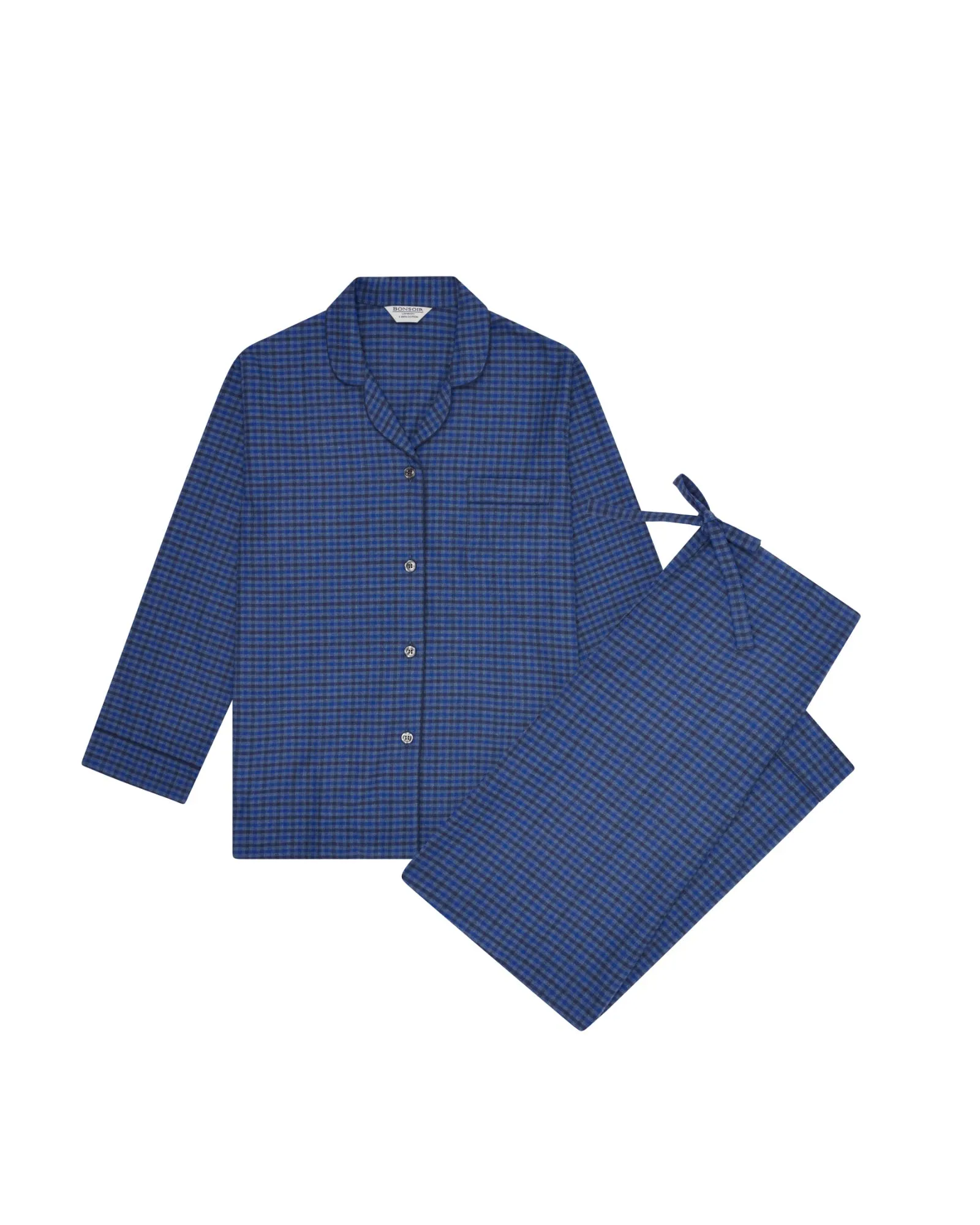 Women's Brushed Cotton Pajamas - Winsford Check