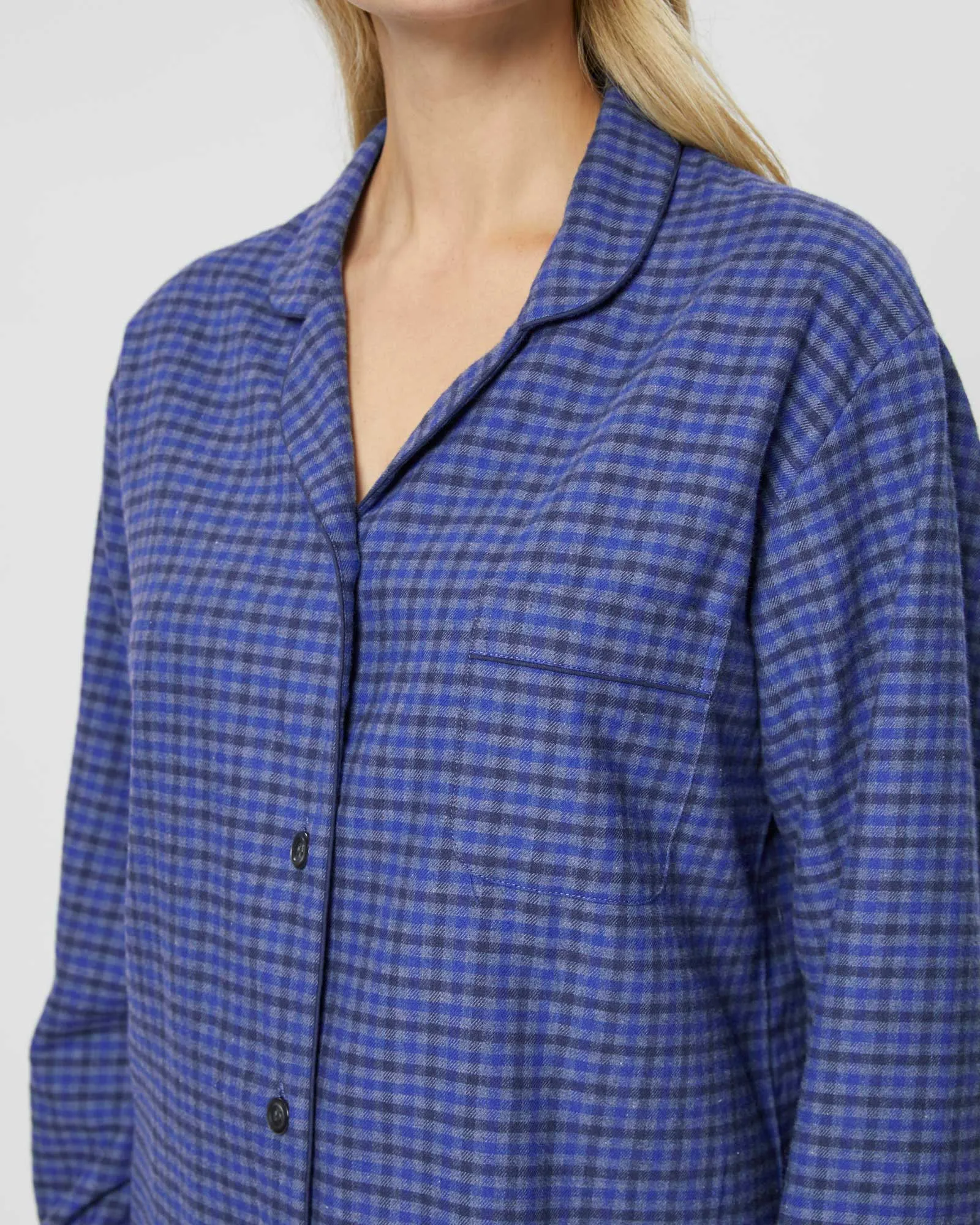 Women's Brushed Cotton Pajamas - Winsford Check