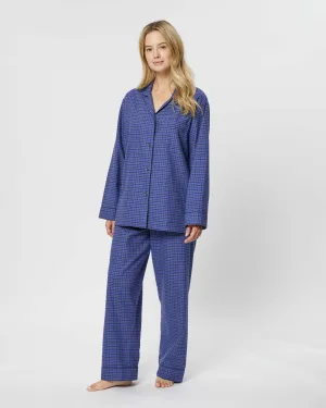Women's Brushed Cotton Pajamas - Winsford Check